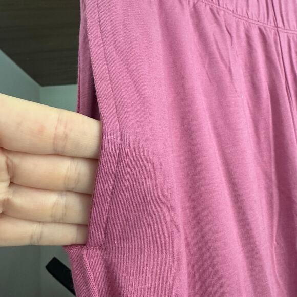 Tommy John Modal Lounge Joggers in Pink - Picture 4 of 7